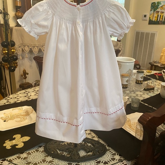 Anavini Smocked Infant Girls Dress size 18 months - Picture 10 of 16